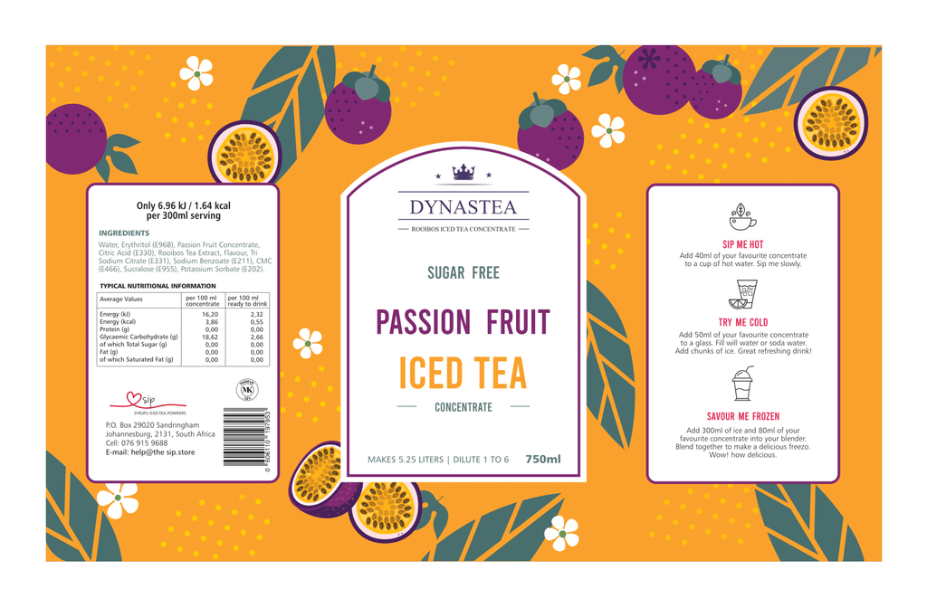 Passion Fruit Iced Tea Concentrate